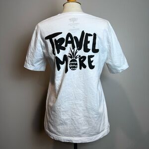 Unisex Tee | “Travel More” White T-Shirt